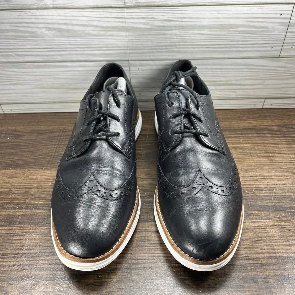 Cole Haan OriginalGrand Wingtip Oxford Women's Black Shoes - Women's 8.5 (B) - Picture 5 of 9